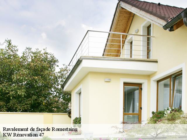 Ravalement de façade  romestaing-47250 KW Rénovation 47