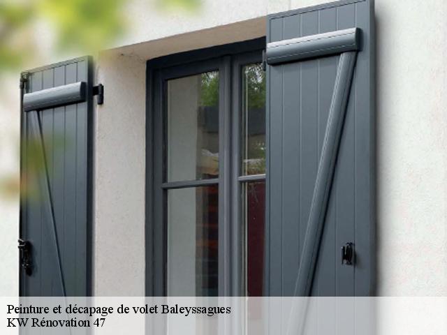 Peinture et décapage de volet  baleyssagues-47120 KW Rénovation 47