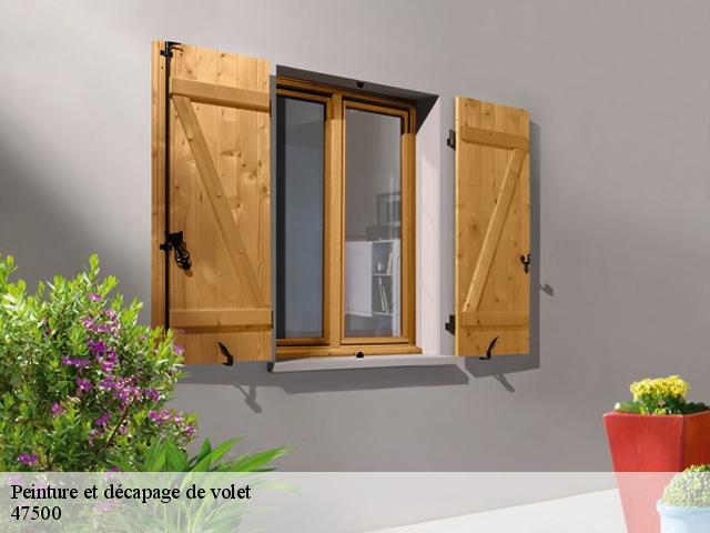Peinture et décapage de volet 47500