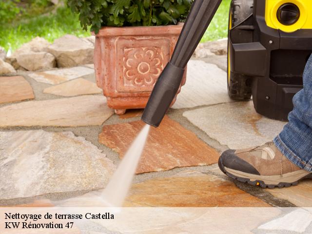 Nettoyage de terrasse  castella-47340 KW Rénovation 47