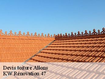 Devis toiture  allons-47420 KW Rénovation 47
