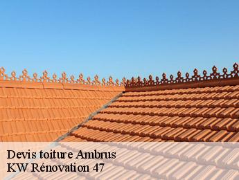Devis toiture  ambrus-47160 KW Rénovation 47
