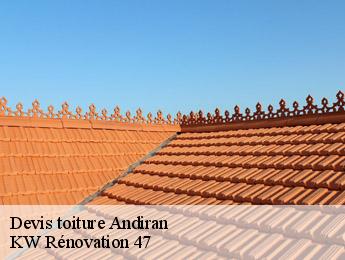 Devis toiture  andiran-47170 KW Rénovation 47