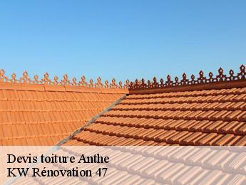 Devis toiture  anthe-47370 KW Rénovation 47