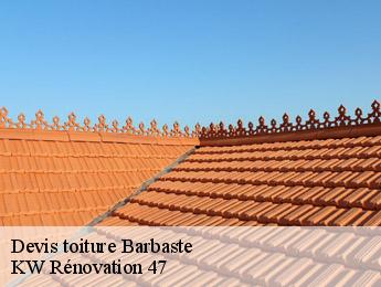 Devis toiture  barbaste-47230 KW Rénovation 47