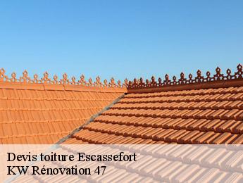 Devis toiture  escassefort-47350 KW Rénovation 47