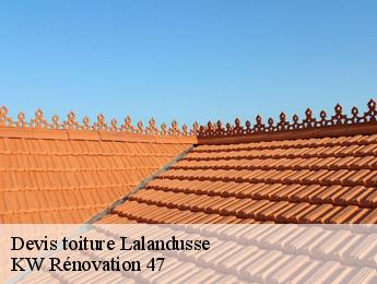 Devis toiture  lalandusse-47330 KW Rénovation 47