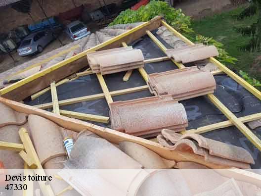 Devis toiture 47330