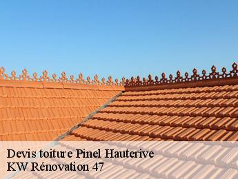 Devis toiture  pinel-hauterive-47380 KW Rénovation 47