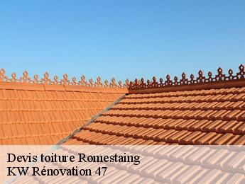 Devis toiture  romestaing-47250 KW Rénovation 47