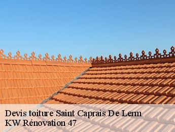 Devis toiture  saint-caprais-de-lerm-47270 KW Rénovation 47