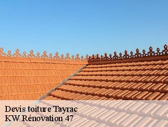 Devis toiture  tayrac-47270 KW Rénovation 47