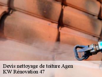 Devis nettoyage de toiture  agen-47000 KW Rénovation 47