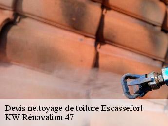 Devis nettoyage de toiture  escassefort-47350 KW Rénovation 47