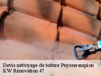 Devis nettoyage de toiture  puysserampion-47800 KW Rénovation 47