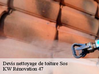 Devis nettoyage de toiture  sos-47170 KW Rénovation 47